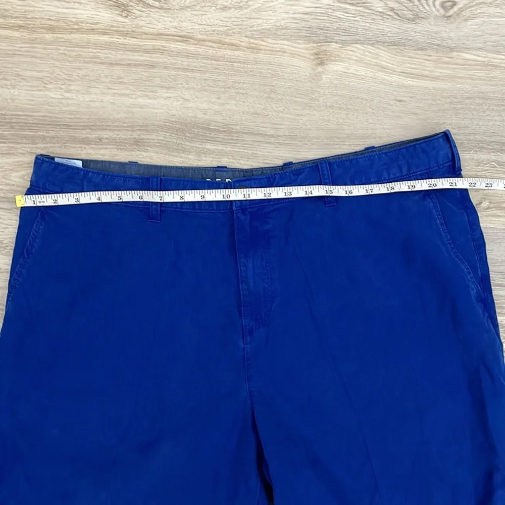 Perry Ellis Royal Blue Men’s Shorts with Side Pockets & Belt Loops Waist 40